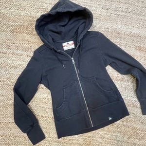 American Giant Black greatest Hoodie Full Zip